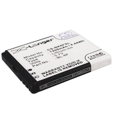 Bsc Preferred Nokia N78 N79 N95 8GB Mobile Phone Replacement Battery CS-NK6FSL.2
